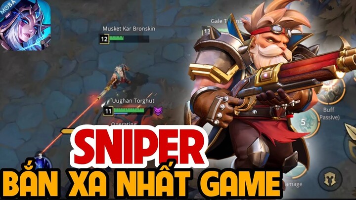 AutoChess MOBA | Sniper (Xạ Thủ) bắn xa nhất game đừng ông nào đứng lại solo nha :))