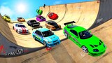 FAST & FURIOUS CARS in GTA 5 vs MEGA RAMP!