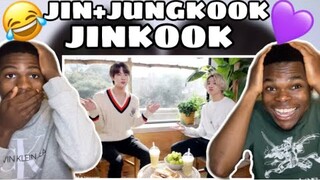 THE FUNNIEST DUO IN BTS! JINKOOK Compilation Reaction!😆😂