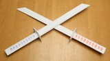 [Tutorial Origami] Pedang Ninja Hanya Butuh 4 Kertas dan Dua Tangan!