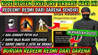 KODE REDEEM FREE FIRE TERBARU 15 JULI 2022 HARI INI