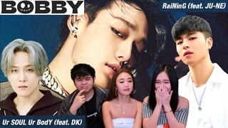 BOBBY - 'Ur Soul Ur Body' (Feat. DK) & 'RAINING' (Feat. JU-NE) 😭 iKONICS REACTION! 💔 (ENG SUB)