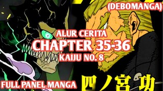 Alur Cerita KAIJU NO. 8 Chapter 35,36 - KAFKA HIBINO VERSUS ISAO SHINOMIYA