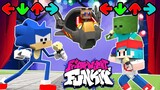 Monster School: Friday Night Funkin vs Sonic - FNF Challenge | Minecraft Animation