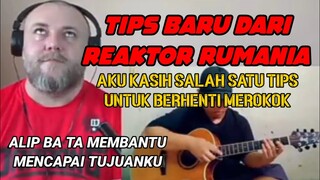 GOKIL❗ ALIP BA TA MEMBANTU MENCAPAI TUJUANKU BERHENTI MEROKOK || ALIP BA TA REACTION