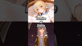 Lumine vs Stelle - Genshin Impact | Honkai Star Rail