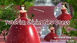 Tutorial Shining New Dress 🥀✨ Easy Tutorial : Sakura School Simulator