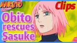 [NARUTO]  Clips |  Obito rescues Sasuke