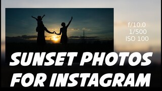 SUNSET PHOTOS FOR INSTAGRAM | CHASING SUNSET | RAW VLOG