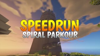 MENCOBA SPEEDRUN DI MAP SPIRAL PARKOUR...