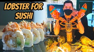 How to cook and clean Lobster for Sushi