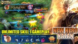 New Hero Natan Gameplay , Best Skill Combo - Mobile Legends Bang Bang