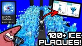 I filled this entire room with 100+ ICE Plaques and got the best plaques! | YouTube Simulator Z