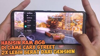 Makan Ram Gak NGOTAK! Hampir Tembus Suhu 100° Habisin Ram 8GB Di Game Carx Street