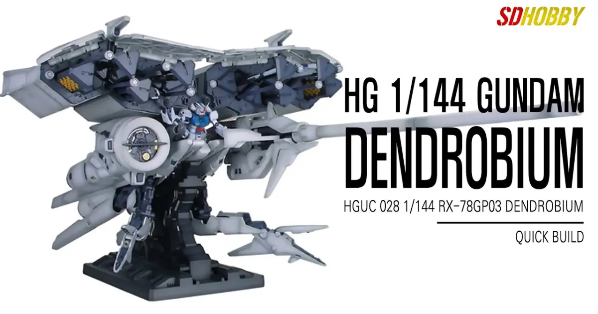 Hguc 1 144 Gp03 Dendrobium Gundam Build Build Gundam Edit Live Stream Complete Bilibili