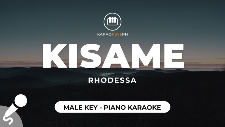 Kisame - rhodessa (Male Key - Piano Karaoke)