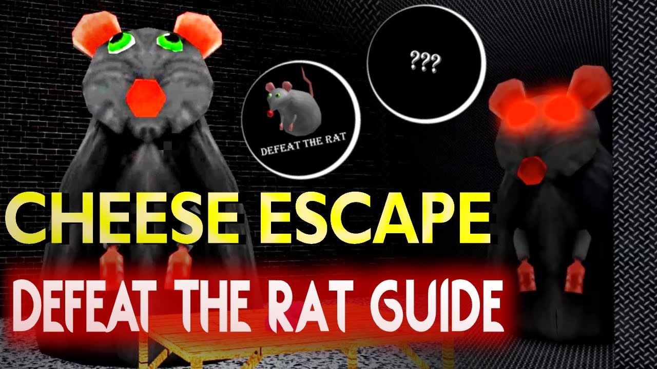 Cheese Escape [Defeat The Rat Guide] | ROBLOX - Bilibili