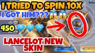 LANCELOT NEW SKIN EVENT | I TRIED TO SPIN 10X DID I GET HIM? | AKIHITO GAMING | MLBB