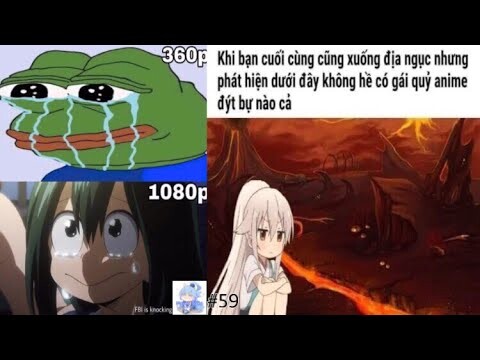 Ảnh chế Anime #59 Cho thằng bạn mượn gối Waifu thì bị dính keo trắng - Meme Baka