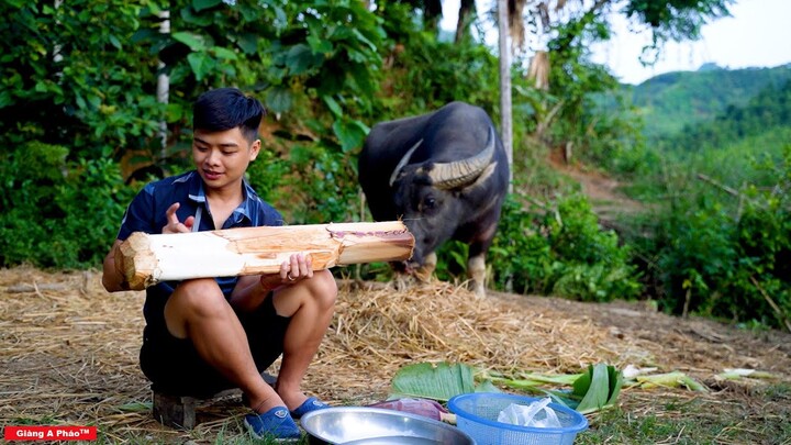 1 ngày trốn giặt tã thay bỉm cho con của A Đô - Ẩm thực Tây Bắc toàn món ngon