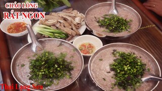 Phát Hiện Quán CHÁO LÒNG Lạng Sơn Sát Sông Kỳ Cùng Món Ăn Đường Phố Hấp Dẫn I Thai Lạng Sơn