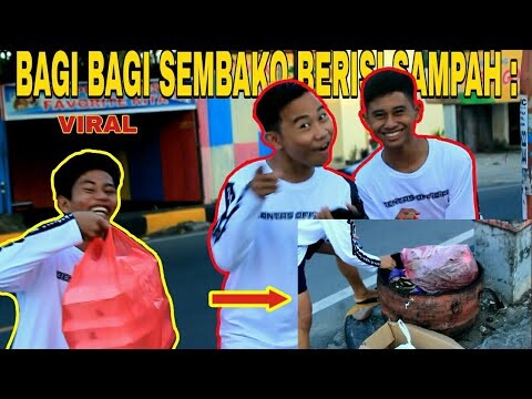 PARAHH!!! VIRAL BAGI BAGI SEMBAKO BERISI SAMPAH TAPI