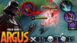 DEADLY ALMOST SAVAGE!! 15 KILL & 15 ASSIST | ARGUS BEST BUILD 2022 CORE | BUILD TOP 1 GLOBAL ARGUS