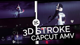 3D Glowing Stroke (It Only Takes 1 Minute) || CapCut AMV Tutorial