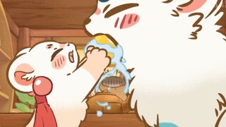 有兽焉：吐宝鼠到来，皮皮第一次吃饱，四不像风中凌乱