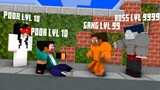 Monster School:Monster's Girlfriends Stole by Muscle Gang(Sad Love Story) - Minecraft Animation
