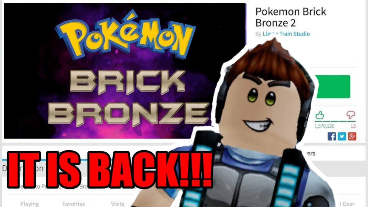 POKEMON BRICK BRONZE IS BACK!!!* (ROBLOX) Episode 12 - BiliBili