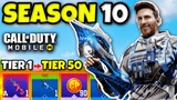 *NEW* SEASON 10 BATTLE PASS MAXED OUT in COD MOBILE