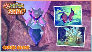 How To Take The 1st Secret Side Route In Cave *Night* Post-Game | New Pokemon Snap - Quick Guide