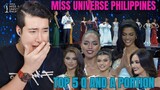 [REACTION] Miss Universe Philippines 2024 THE CORONATION | TOP 5 ANNOUNCEMENT & Q and A PORTIOM