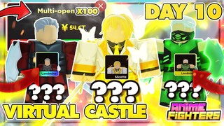 EASY WAY TO THE SECRET, 100 MAX OPEN DAYS 10🤑! (SWORD ART ONLINE WORLD)[ROBLOX ANIME FIGHTERS]