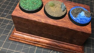 [Use of Warhammer model auxiliary materials] Steps to make three types of chassis/platforms: gravel,