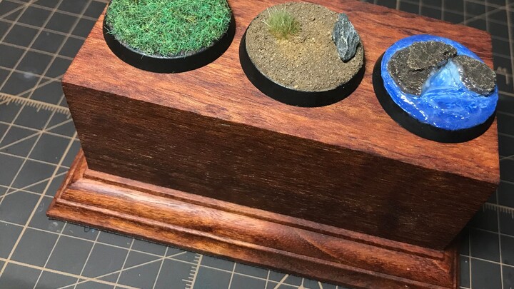 [Use of Warhammer model auxiliary materials] Steps to make three types of chassis/platforms: gravel,