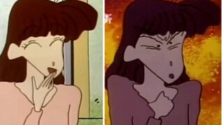 Nini's mother in "Crayon Shin-chan" has a double-faced face and a lot of inner drama.