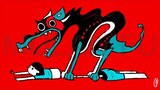 Animation Graffiti | Lion Dancer, Grabbing Dragon Tendon...
