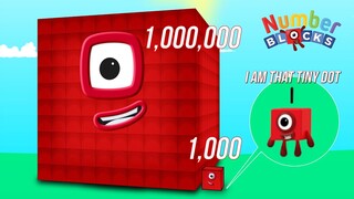 Skip Counting from 0 - 1000000 - Learn to Count Up to One Million!!! - Numberblocks Fan-made Video