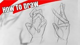 Cara Menggambar Tangan Anime Untuk Pemula