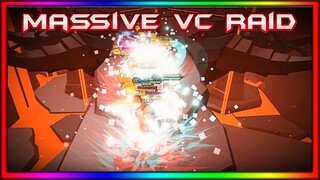 *MASSIVE* NIGHTMARE HARDCORE VOLCANIC CHAMBERS RAID (Hitting Level 175 In Dungeon Quest Roblox)