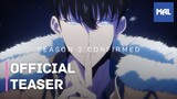 Solo Leveling Season 2 - Arise from the Shadow | Teaser PV (English Subbed)