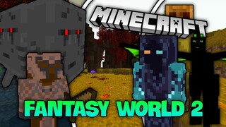 🔥ADDON/MOD FANTASY WORLD 2 CỰC HAY CHO MINECRAFT PE 1.19 CÔNG TRÌNH, GIÁP, BOSS..