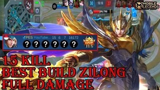 BEST BUILD ZILONG FULL DAMAGE AUTO PESTA KILL