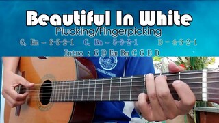 Beautiful In White - Easy Plucking Pattern Tutorial