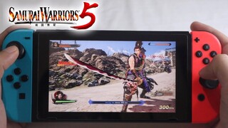 New Game! Samurai Warriors 5 Nintendo Switch Gameplay Handheld