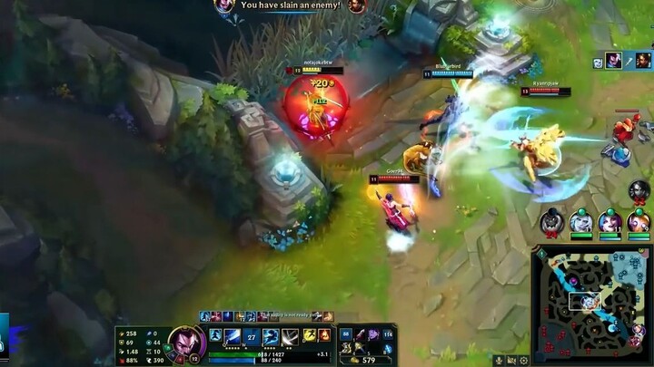 lol Pha combat của LOL mãn nhãn quá trời ơi