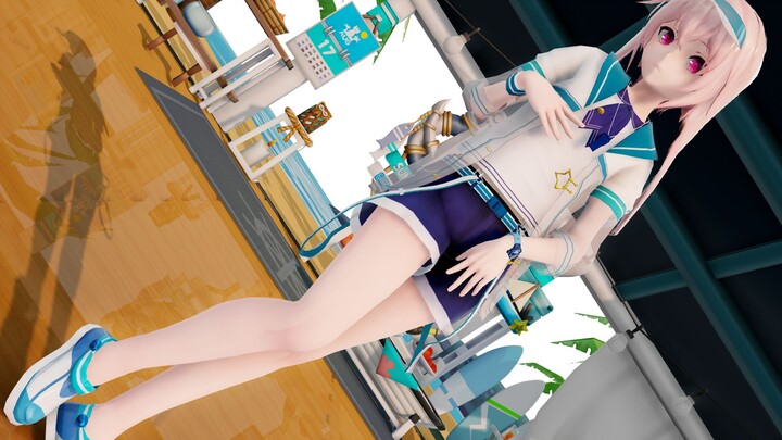 [Arknights MMD] Hãy nhìn vào khuôn mặt này, mái tóc hồng và cái chân