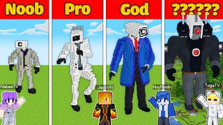 TÔ GÀ THỬ THÁCH 24H XÂY CAMERA MAN TỪ NOOB TỚI ???? TRONG MINECRAFT*TÔ GÀ THỬ THÁCH XÂY QUÁI VẬT